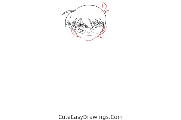 how to draw conan edogawa - www.cuteeasydrawings.com
