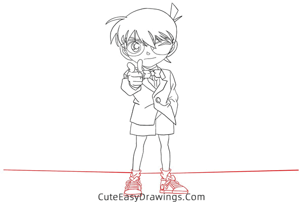 how to draw conan edogawa - www.cuteeasydrawings.com