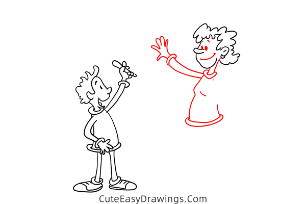 how to draw a classroom scene - www.cuteeasydrawings.com