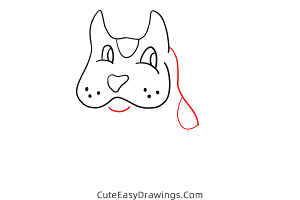 how to draw a dog easy - www.cuteeasydrawings.com