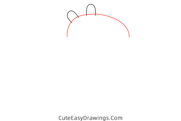 how to draw charlotte sheep from peppa pig - www.cuteeasydrawings.com