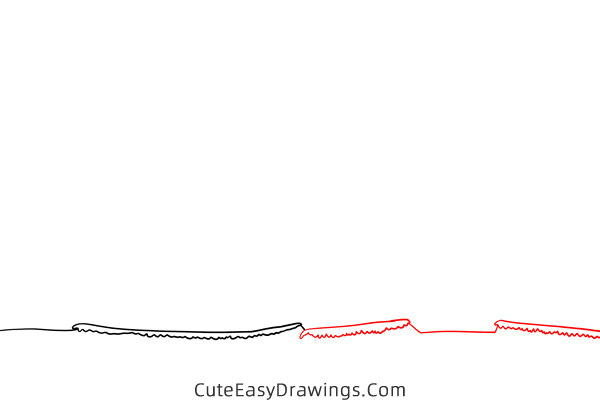 how to draw a mountain landscape - www.cuteeasydrawings.com
