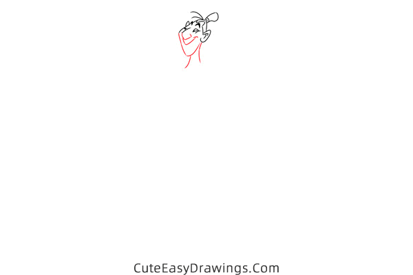 how to draw an ancient chinese man from mulan - www.cuteeasydrawings.com