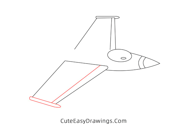 how to draw a jet fighter - www.cuteeasydrawings.com