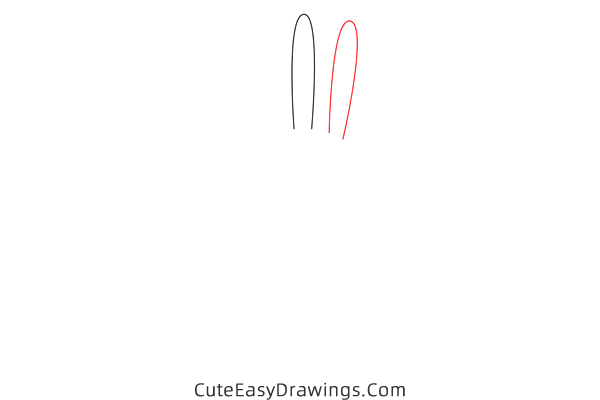 how to draw miss rabbit from peppa pig - www.cuteeasydrawings.com