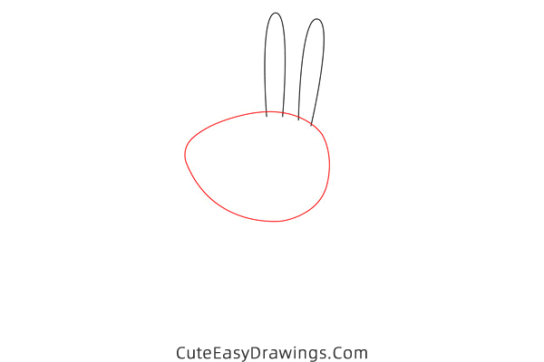 how to draw miss rabbit from peppa pig - www.cuteeasydrawings.com