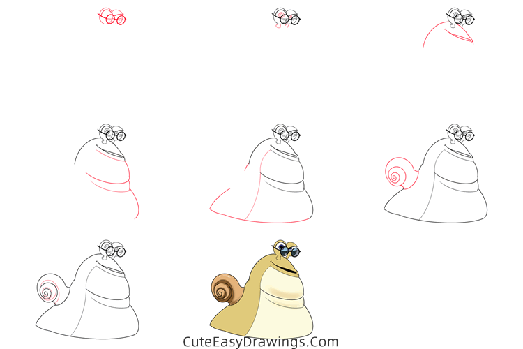 how to draw white shadow from turbo - www.cuteeasydrawings.com