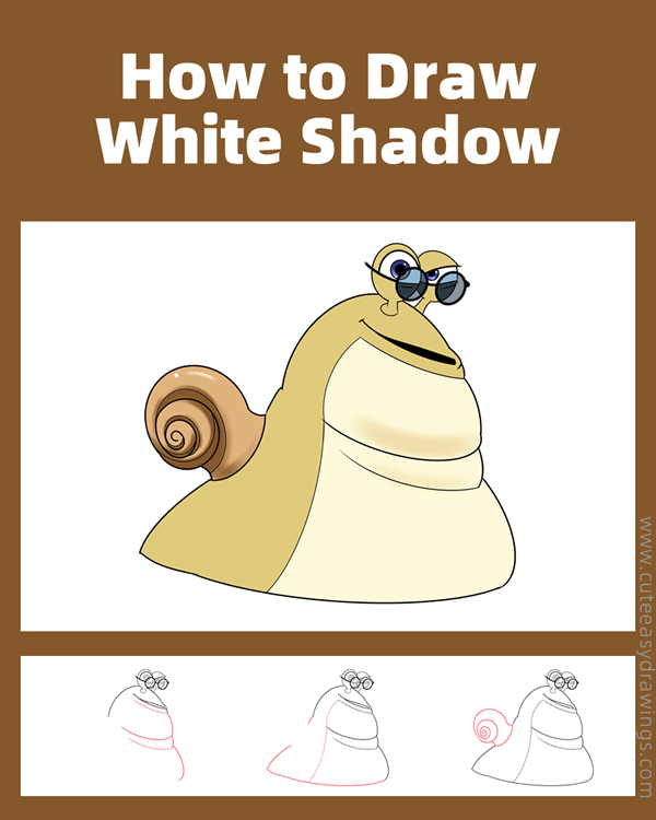 how to draw white shadow from turbo - www.cuteeasydrawings.com
